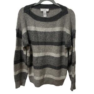 Magaschoni Men’s Striped Sweater | Size Medium